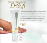D´Soft Creme para Pés, Mãos e Cotovelos 60g